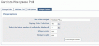 Cardoza WordPress Poll