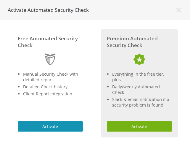 Automated Security Check