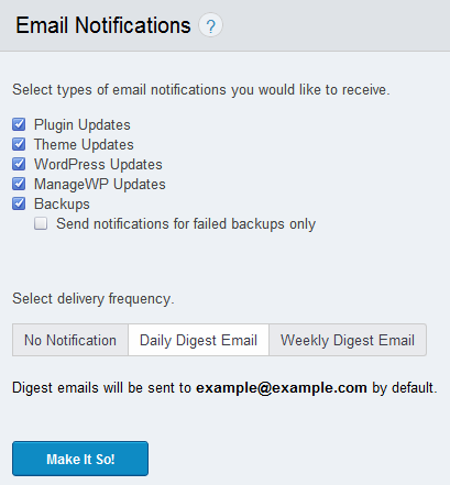 Email Notifications