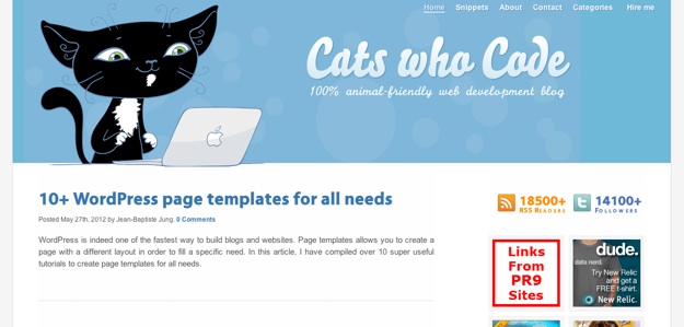 Cats Who Code (Desktop Display)