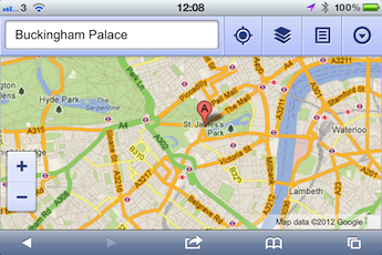 Google Maps (Mobile Display)
