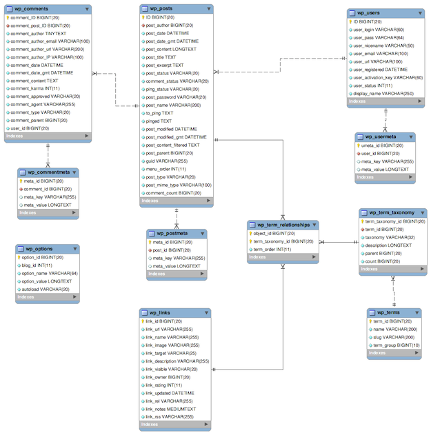 WordPress Database