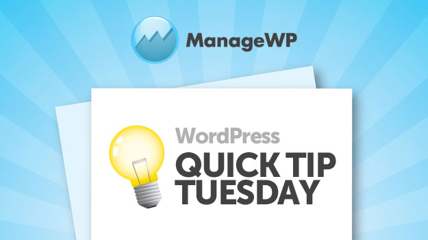 Quick Tip Tuesday