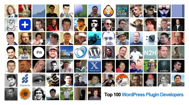 Top 100 WordPress Plugin Developers