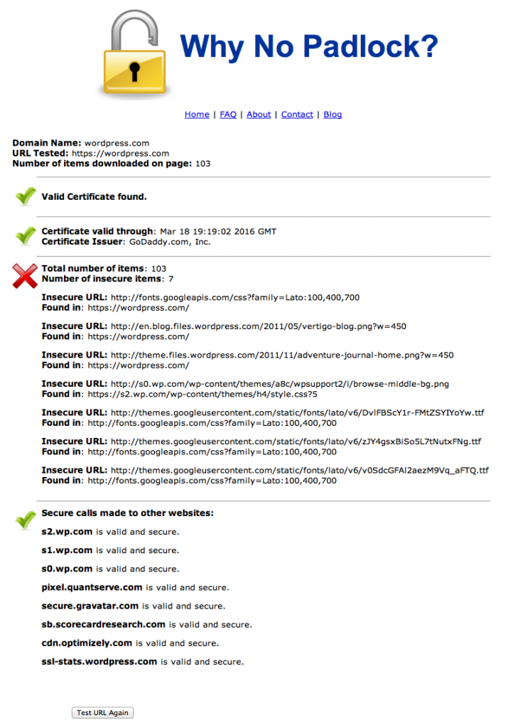 WordPress.com via WhyNoPadlock.com