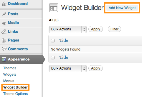 Widget Builder