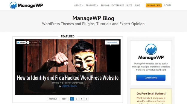 New ManageWP Blog Design
