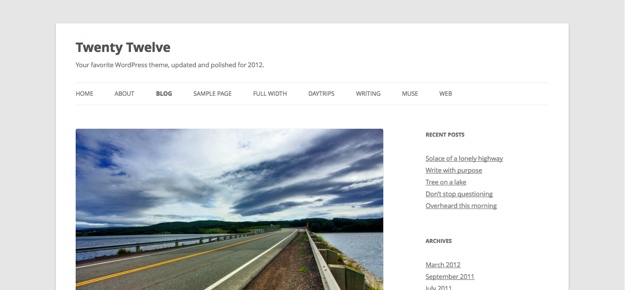 Twenty Twelve Theme: 5 Reasons Why You Should Take a Closer Look