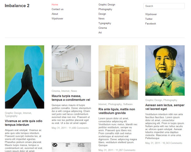 Imbalance 2 Free WordPress Theme