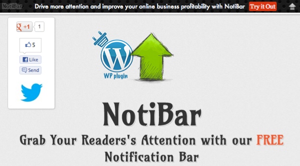 Notibar for WordPress