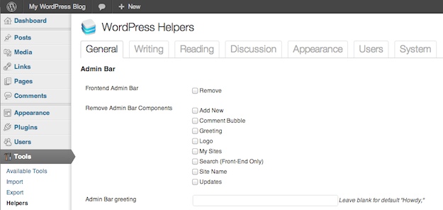 WordPress Helpers