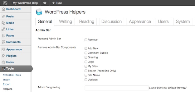 Access and Edit All the Missing Settings from WordPress with WordPress Helpers