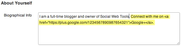 Add your Google+ URL to your author bio.