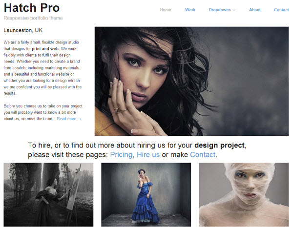 Hatch Pro Portfolio WordPress Theme