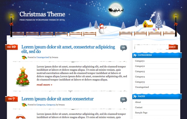 Xmas WordPress Theme