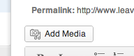 "Add Media" Button