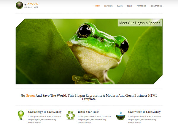 Go Green WordPress Theme