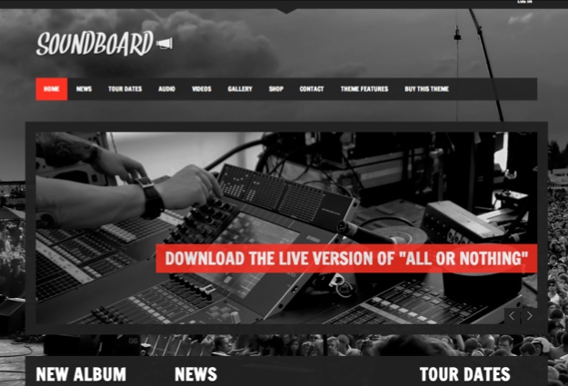 Soundboard WordPress Theme