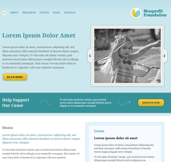 Foundation WordPress Theme