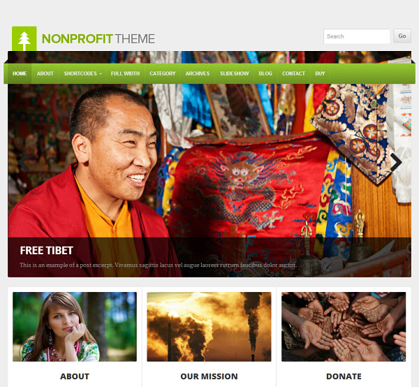 Non-Profit WordPress Theme