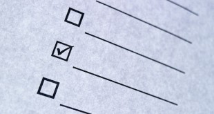 A blank checklist.