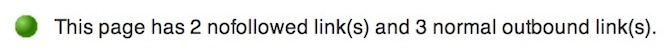 A screenshot from Linkdex RE links.