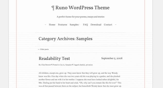 Screenshot of Runo.
