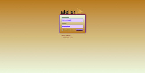 A5 Custom Login Page