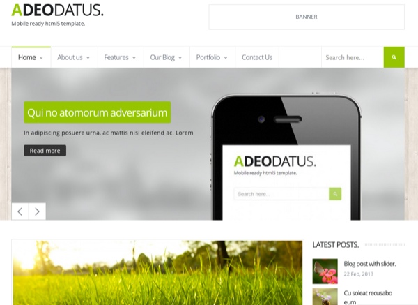 Adeodatus Corporate WordPress Theme