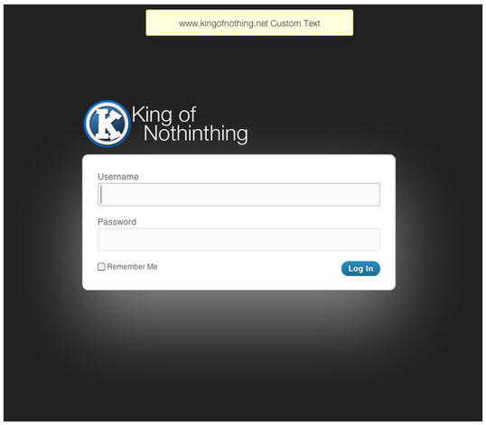 Memphis WordPress Custom Login