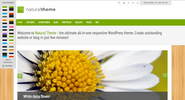 Natural WordPress Theme