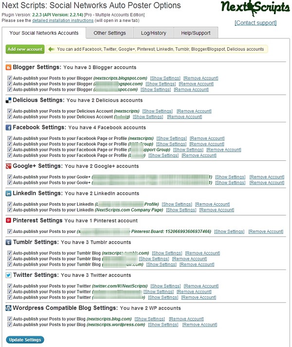 NextScripts: Social Networks Auto-Poster