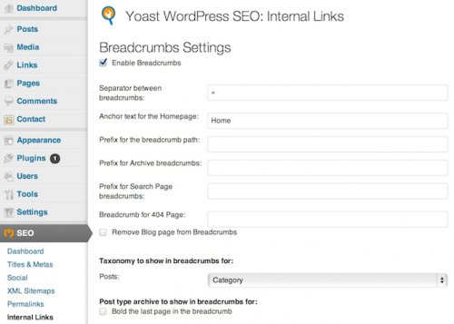 How to Enable Breadcrumbs On Your Site With WordPress SEO by Yoast ...