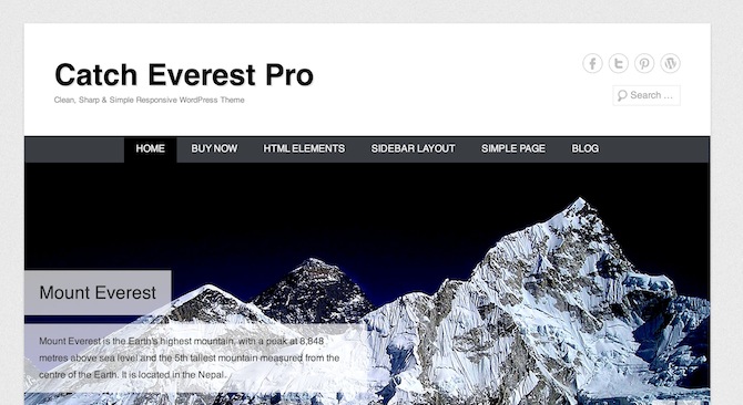 Catch Everest WordPress Theme