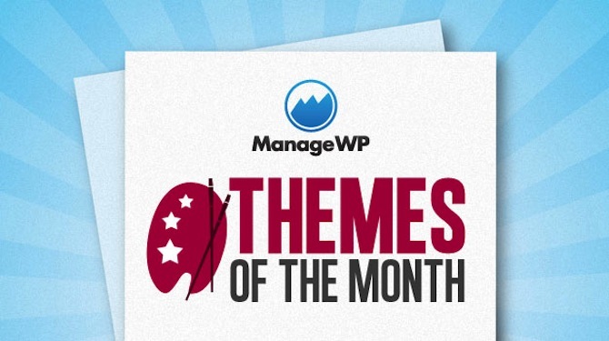 ManageWP Themes of the Month