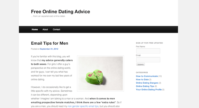 Free Online Dating Advice