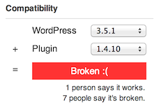 Plugin compatibility