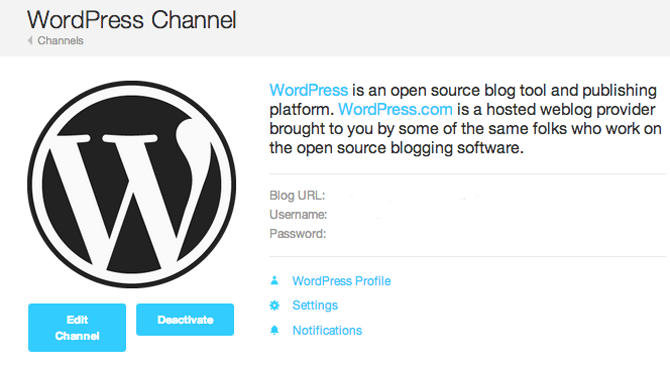 WordPress Channel