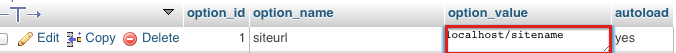 database-siteurl