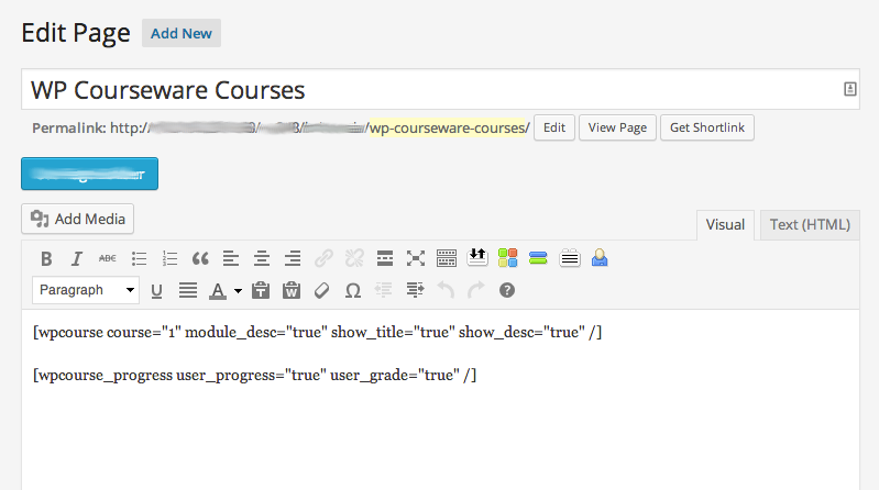 wp-courseware-page-with-shortcodes