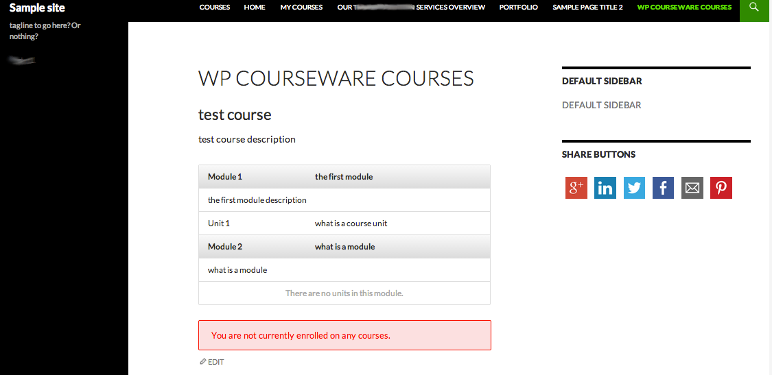 wp-courseware-shortcode-display