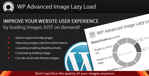 WordPress Advanced Image Lazy Load