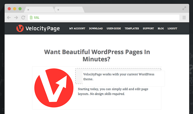 VelocityPage Plugin