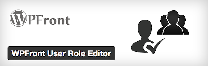 WPFront User Role Editor