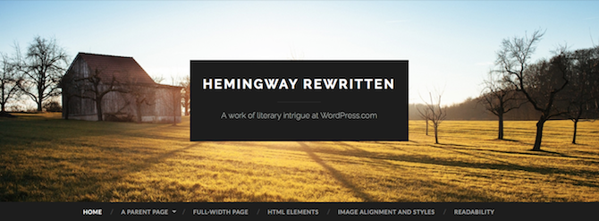 Hemingway Rewritten Theme