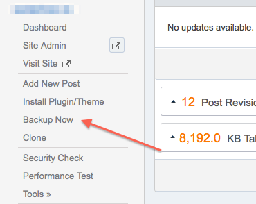 Moving WordPress to new server, fig1