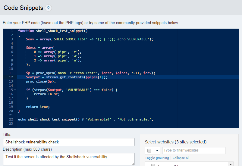 Understanding the Shellshock Vulnerability (Example)