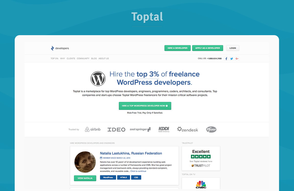 toptal website 