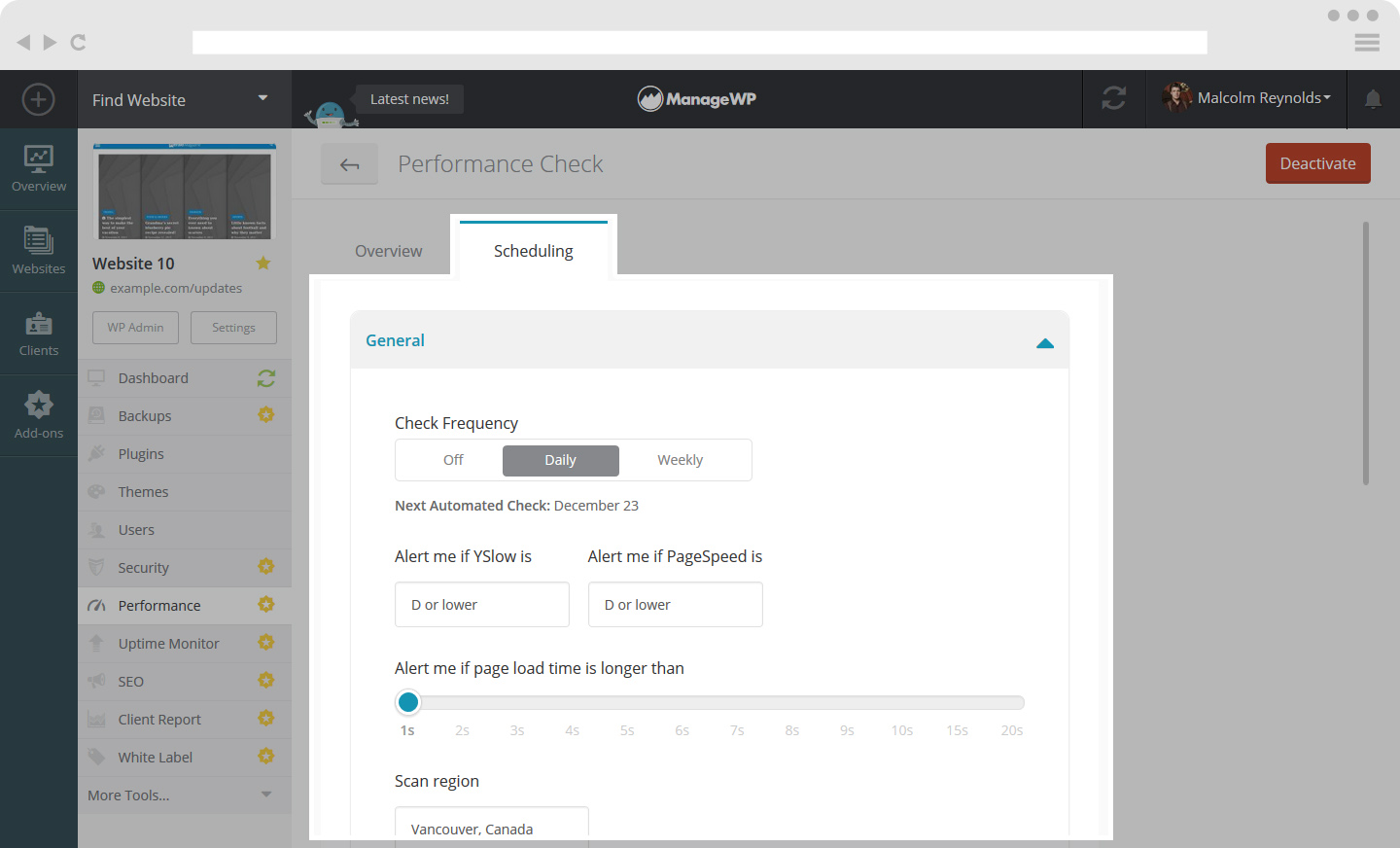 automated prerformance