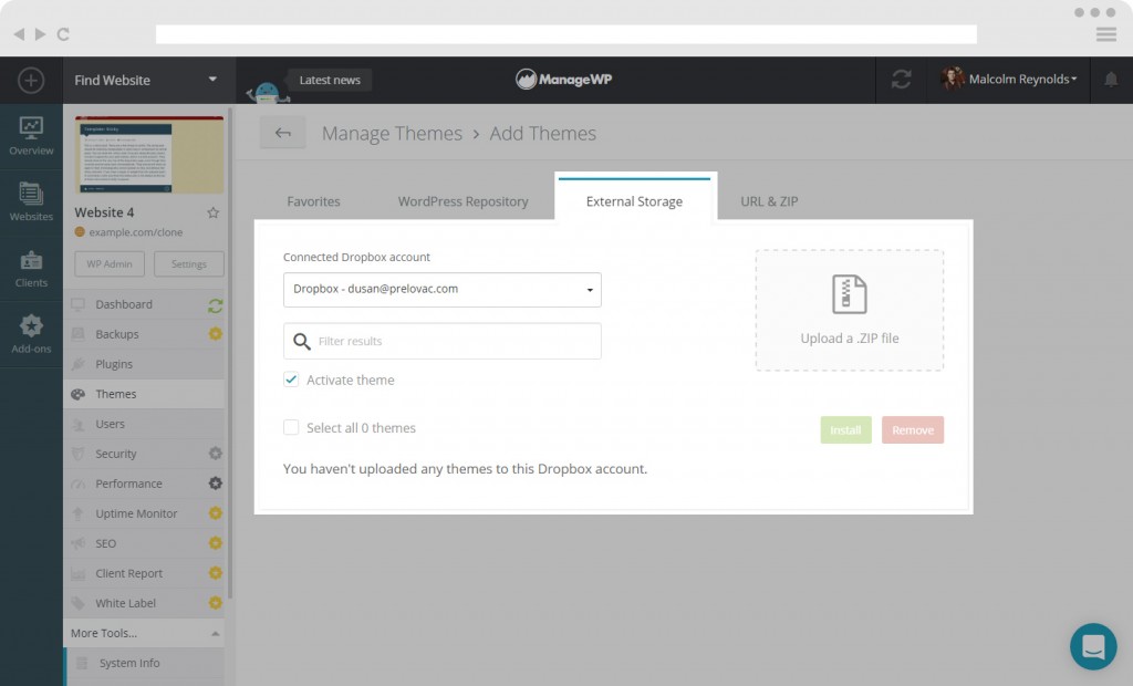 How To Install And Manage WordPress Plugins And Themes - ManageWP